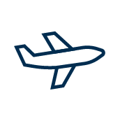 Vliegtuig icoon
