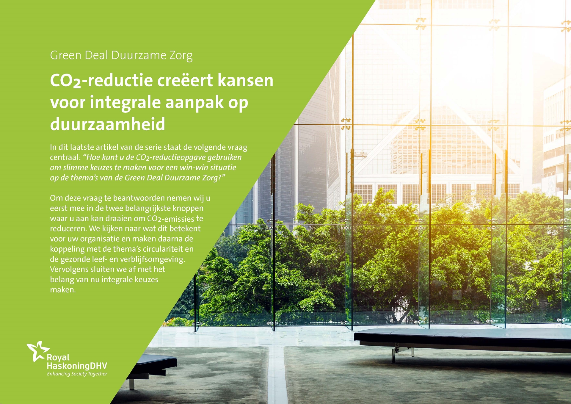  Green Deal Duurzame Zorg - CO2 Reductie Ziekenhuizen-cover