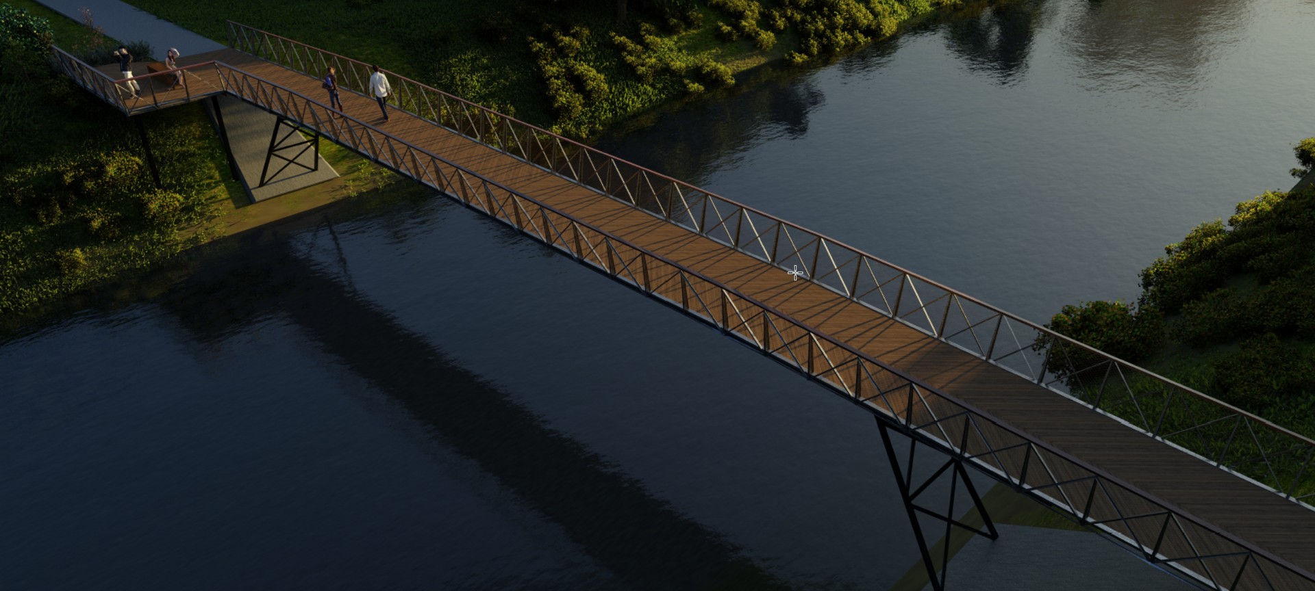 Nieuwe hoge brug Ulft circulair