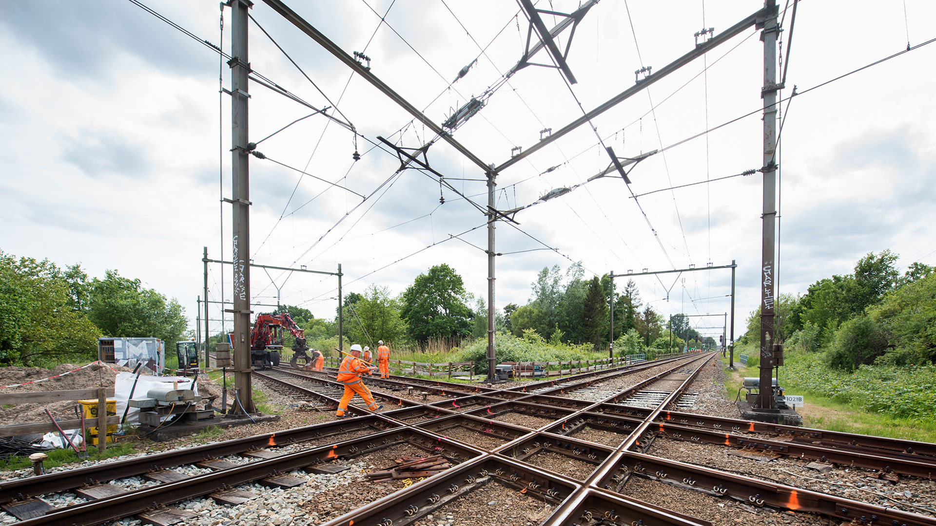Aanzienlijke verbetering treintraject Utrecht-Amersfoort door sanering vast kruis bij Blauwkapel l Royal HaskoningDHV